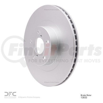 604-13033 by DYNAMIC FRICTION COMPANY - GEOSPEC Coated Rotor - Blank