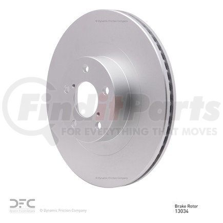 604-13034 by DYNAMIC FRICTION COMPANY - GEOSPEC Coated Rotor - Blank