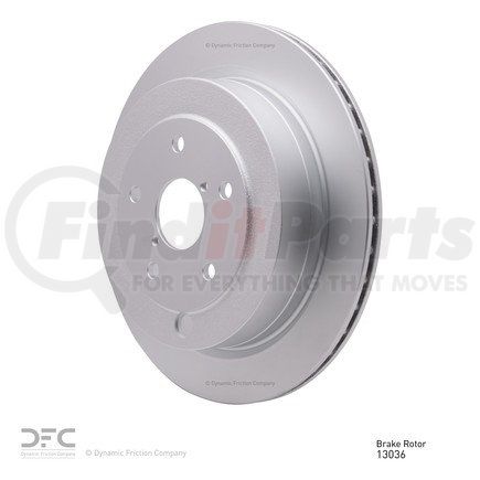 604-13036 by DYNAMIC FRICTION COMPANY - GEOSPEC Coated Rotor - Blank