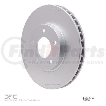 604-20010 by DYNAMIC FRICTION COMPANY - GEOSPEC Coated Rotor - Blank