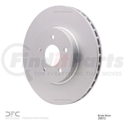 604-20012 by DYNAMIC FRICTION COMPANY - GEOSPEC Coated Rotor - Blank