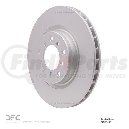 604-31055D by DYNAMIC FRICTION COMPANY - GEOSPEC Coated Rotor - Blank