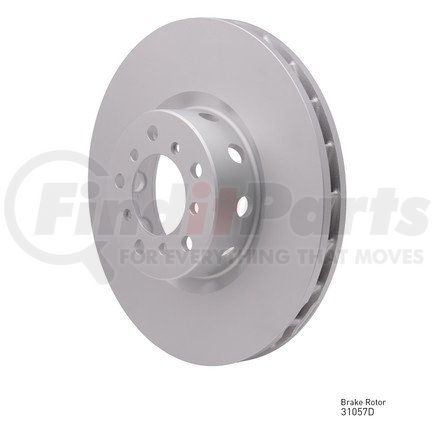 604-31057D by DYNAMIC FRICTION COMPANY - GEOSPEC Coated Rotor - Blank