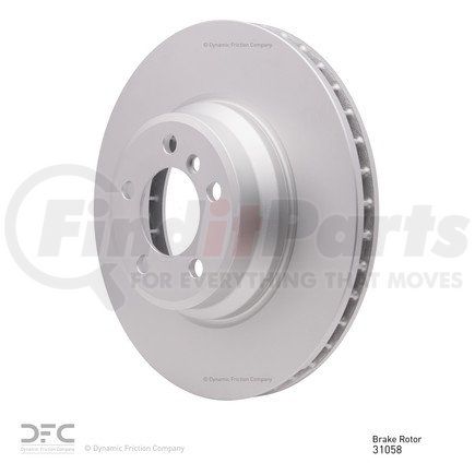 604-31058 by DYNAMIC FRICTION COMPANY - GEOSPEC Coated Rotor - Blank