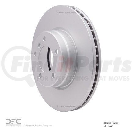 604-31062 by DYNAMIC FRICTION COMPANY - GEOSPEC Coated Rotor - Blank