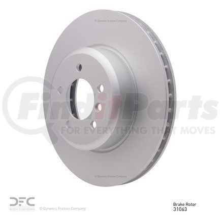 604-31063 by DYNAMIC FRICTION COMPANY - GEOSPEC Coated Rotor - Blank