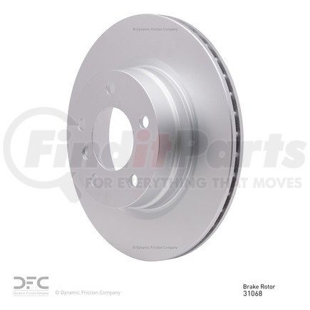 604-31068 by DYNAMIC FRICTION COMPANY - GEOSPEC Coated Rotor - Blank