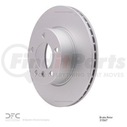 604-31067 by DYNAMIC FRICTION COMPANY - GEOSPEC Coated Rotor - Blank