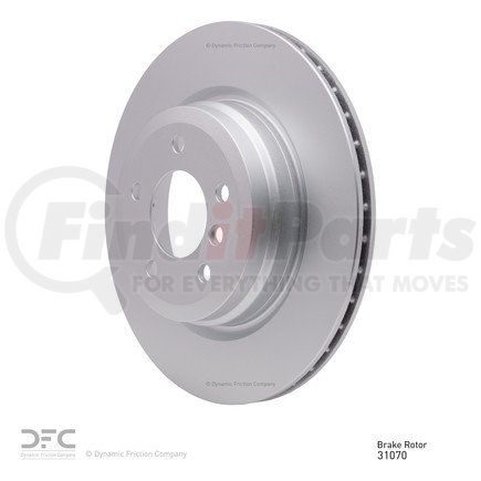 604-31070 by DYNAMIC FRICTION COMPANY - GEOSPEC Coated Rotor - Blank