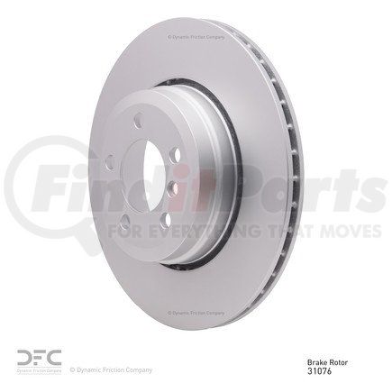 604-31076 by DYNAMIC FRICTION COMPANY - GEOSPEC Coated Rotor - Blank