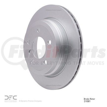 604-31081 by DYNAMIC FRICTION COMPANY - GEOSPEC Coated Rotor - Blank