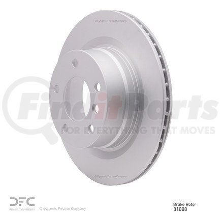 604-31088 by DYNAMIC FRICTION COMPANY - GEOSPEC Coated Rotor - Blank