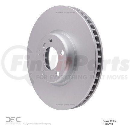 604-31099D by DYNAMIC FRICTION COMPANY - GEOSPEC Coated Rotor - Blank