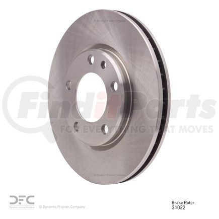 604-31022 by DYNAMIC FRICTION COMPANY - GEOSPEC Coated Rotor - Blank