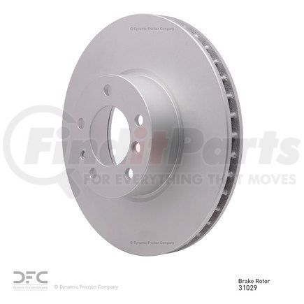 604-31029 by DYNAMIC FRICTION COMPANY - GEOSPEC Coated Rotor - Blank