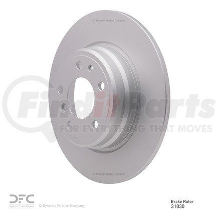 604-31030 by DYNAMIC FRICTION COMPANY - GEOSPEC Coated Rotor - Blank