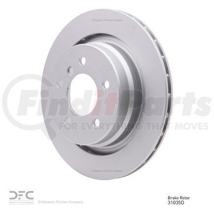 604-31035D by DYNAMIC FRICTION COMPANY - GEOSPEC Coated Rotor - Blank