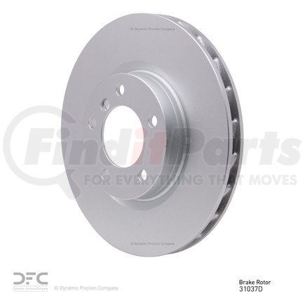 604-31037D by DYNAMIC FRICTION COMPANY - GEOSPEC Coated Rotor - Blank