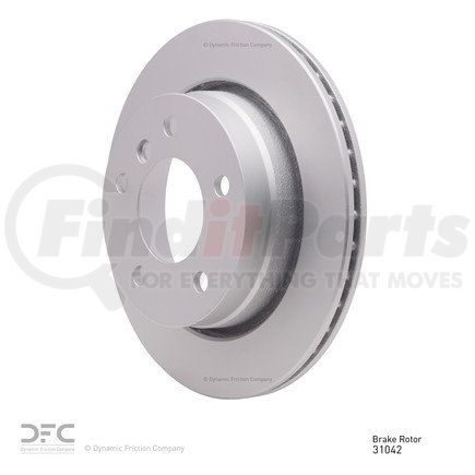 604-31042 by DYNAMIC FRICTION COMPANY - GEOSPEC Coated Rotor - Blank