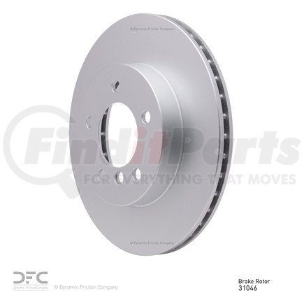 604-31046 by DYNAMIC FRICTION COMPANY - GEOSPEC Coated Rotor - Blank