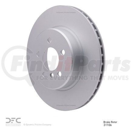 604-31106 by DYNAMIC FRICTION COMPANY - GEOSPEC Coated Rotor - Blank