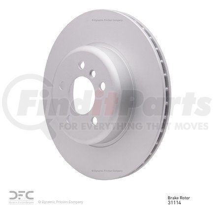 604-31114 by DYNAMIC FRICTION COMPANY - GEOSPEC Coated Rotor - Blank