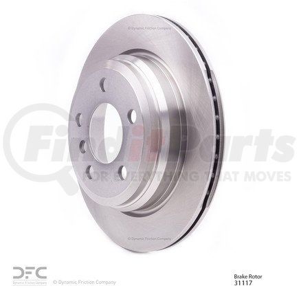 604-31117 by DYNAMIC FRICTION COMPANY - GEOSPEC Coated Rotor - Blank