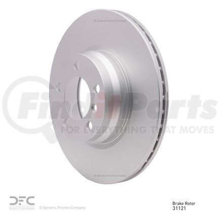 604-31121 by DYNAMIC FRICTION COMPANY - GEOSPEC Coated Rotor - Blank