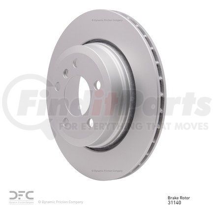 604-31140 by DYNAMIC FRICTION COMPANY - GEOSPEC Coated Rotor - Blank