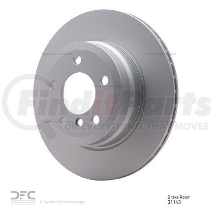 604-31143 by DYNAMIC FRICTION COMPANY - GEOSPEC Coated Rotor - Blank