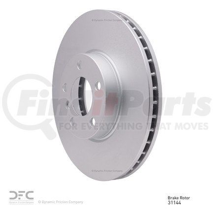 604-31144 by DYNAMIC FRICTION COMPANY - GEOSPEC Coated Rotor - Blank