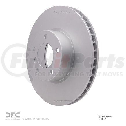 604-31051 by DYNAMIC FRICTION COMPANY - GEOSPEC Coated Rotor - Blank