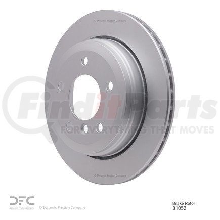 604-31052 by DYNAMIC FRICTION COMPANY - GEOSPEC Coated Rotor - Blank