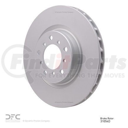 604-31054D by DYNAMIC FRICTION COMPANY - GEOSPEC Coated Rotor - Blank