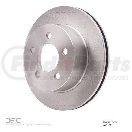 604-42026 by DYNAMIC FRICTION COMPANY - GEOSPEC Coated Rotor - Blank