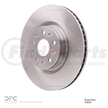 604-46036 by DYNAMIC FRICTION COMPANY - GEOSPEC Coated Rotor - Blank