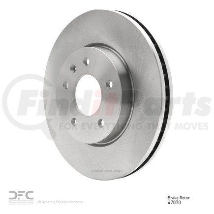 604-47070 by DYNAMIC FRICTION COMPANY - GEOSPEC Coated Rotor - Blank