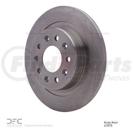 604-47075 by DYNAMIC FRICTION COMPANY - GEOSPEC Coated Rotor - Blank