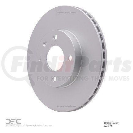 604-47076 by DYNAMIC FRICTION COMPANY - GEOSPEC Coated Rotor - Blank