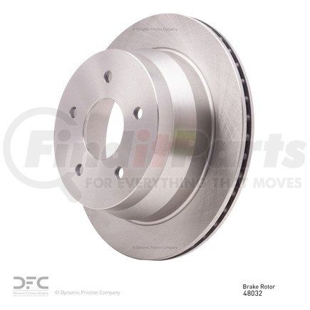 604-48032 by DYNAMIC FRICTION COMPANY - GEOSPEC Coated Rotor - Blank