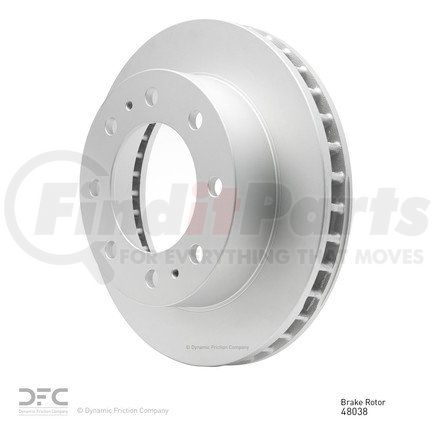 604-48038 by DYNAMIC FRICTION COMPANY - GEOSPEC Coated Rotor - Blank