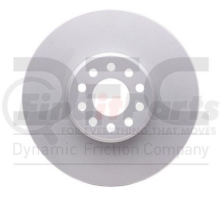 604-48087 by DYNAMIC FRICTION COMPANY - Disc Brake Rotor - GEOSPEC Coated