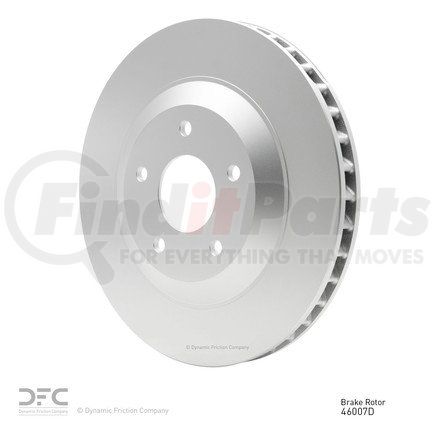 604-46007D by DYNAMIC FRICTION COMPANY - GEOSPEC Coated Rotor - Blank