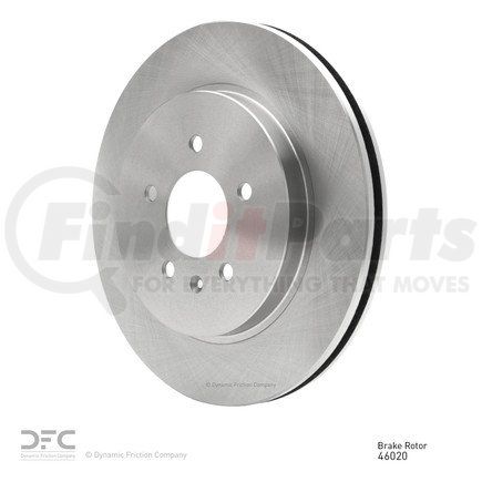 604-46020 by DYNAMIC FRICTION COMPANY - GEOSPEC Coated Rotor - Blank