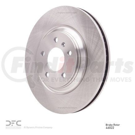 604-46022 by DYNAMIC FRICTION COMPANY - GEOSPEC Coated Rotor - Blank