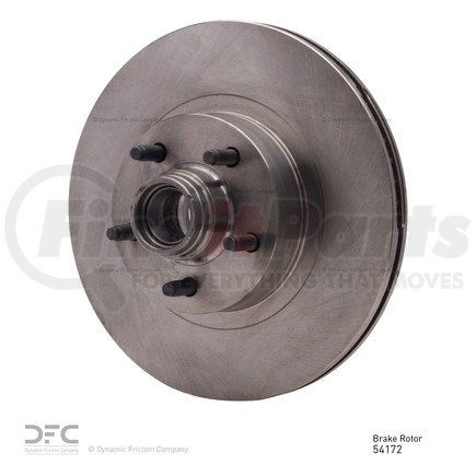 604-54172 by DYNAMIC FRICTION COMPANY - GEOSPEC Coated Rotor - Blank