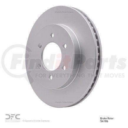 604-54186 by DYNAMIC FRICTION COMPANY - GEOSPEC Coated Rotor - Blank