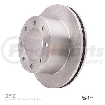 604-54199 by DYNAMIC FRICTION COMPANY - GEOSPEC Coated Rotor - Blank