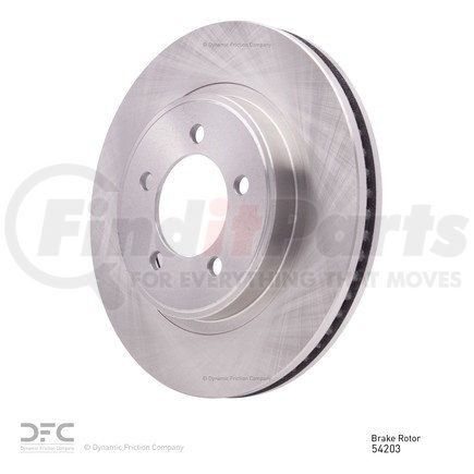 604-54203 by DYNAMIC FRICTION COMPANY - GEOSPEC Coated Rotor - Blank