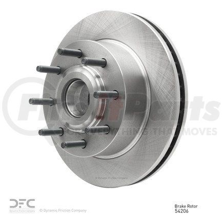 604-54206 by DYNAMIC FRICTION COMPANY - GEOSPEC Coated Rotor - Blank